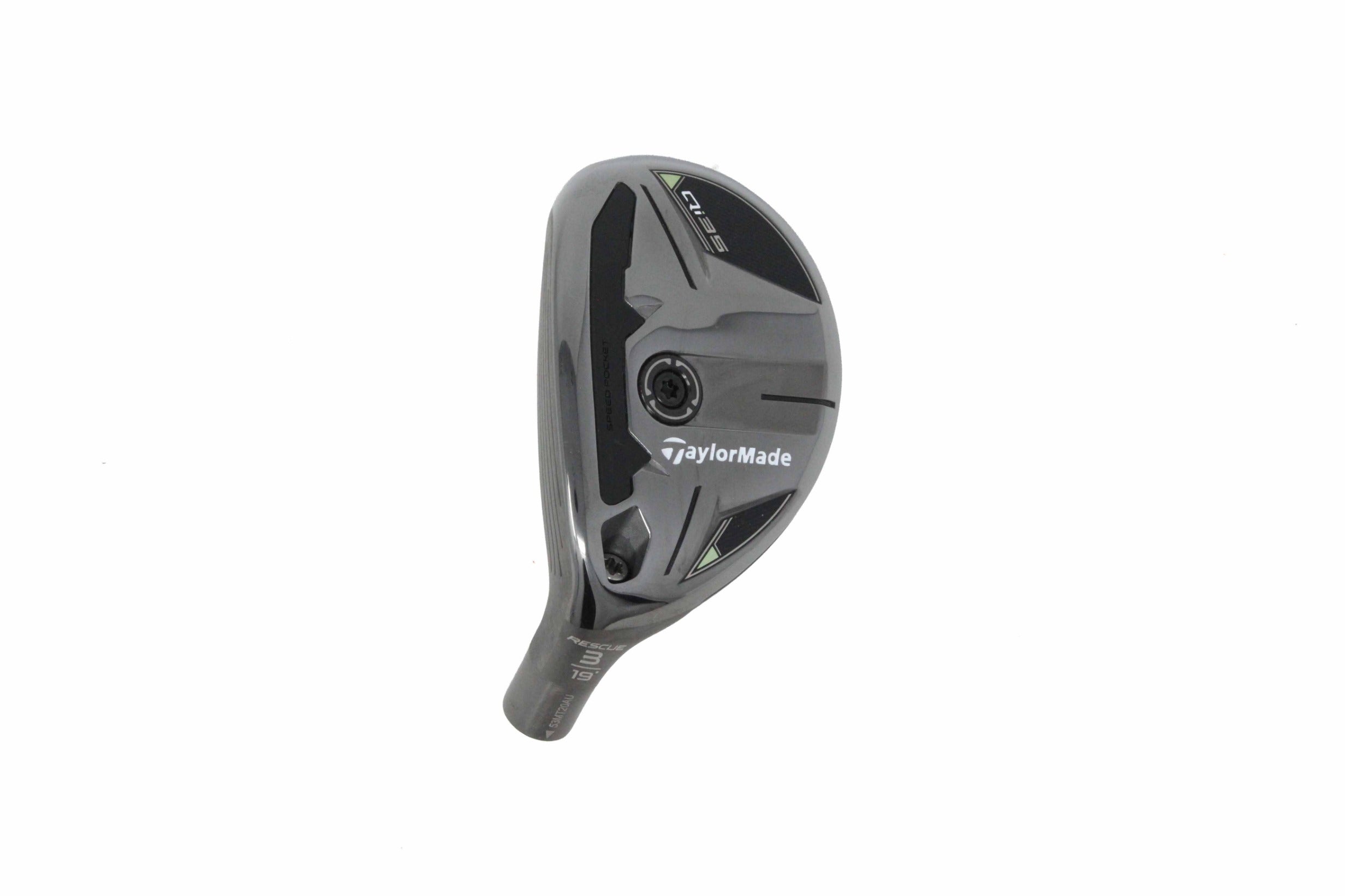 Used TaylorMade Qi35 Rescue 3H - HEAD ONLY - Left-Handed - 19 Degrees