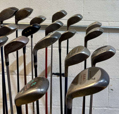 Wholesale Lot of 45 Golf Clubs - Assorted Fairway Woods - RH/LH - Mixed Flexes-Next Round