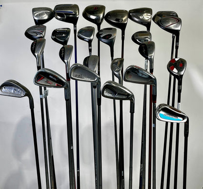 Wholesale Lot of 24 Assorted Drivers, Fairway Woods, Hybrids, and Single Irons.-Next Round