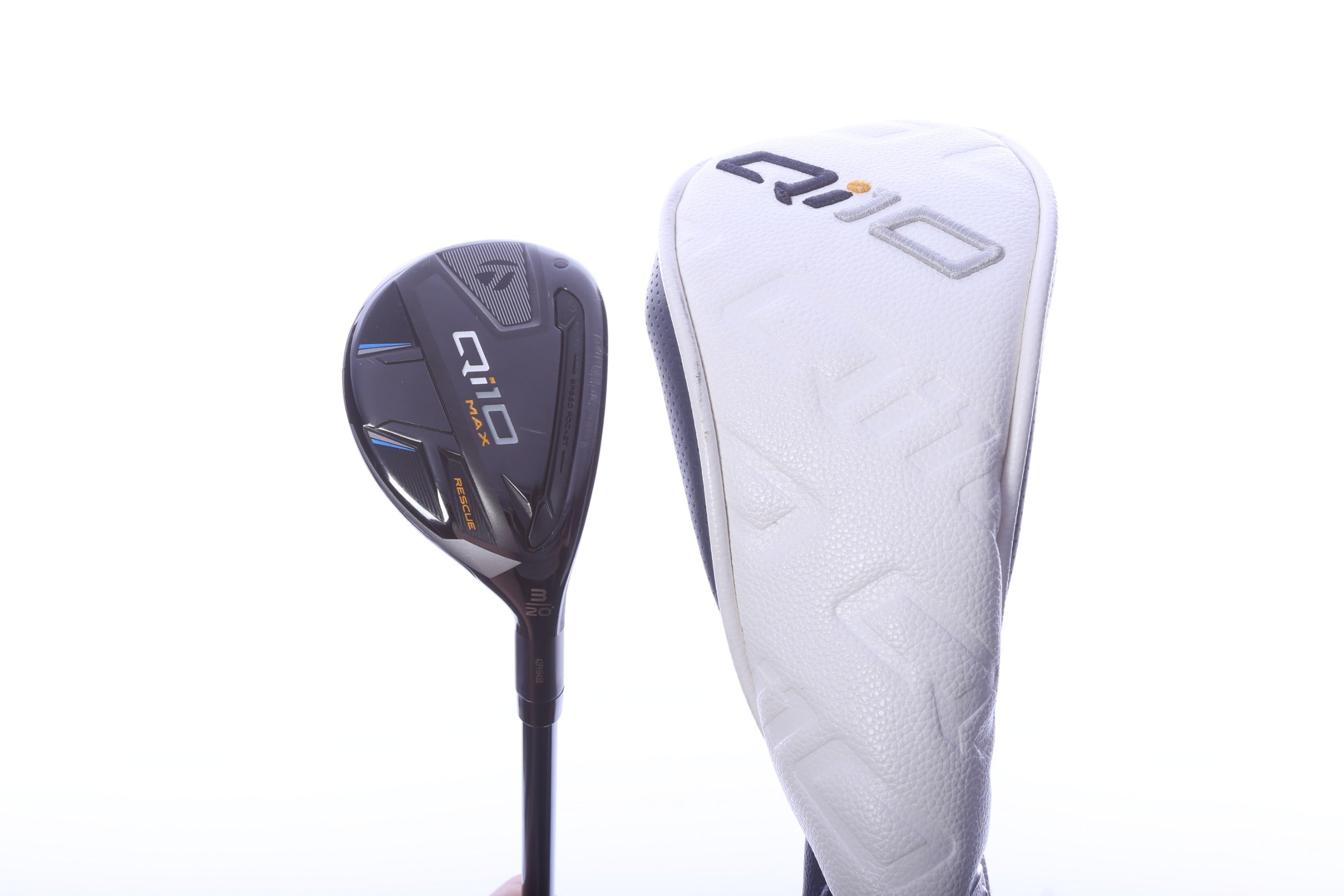 Used TaylorMade Qi10 MAX 3H Hybrid - Right-Handed - 20 Degrees - Stiff Flex