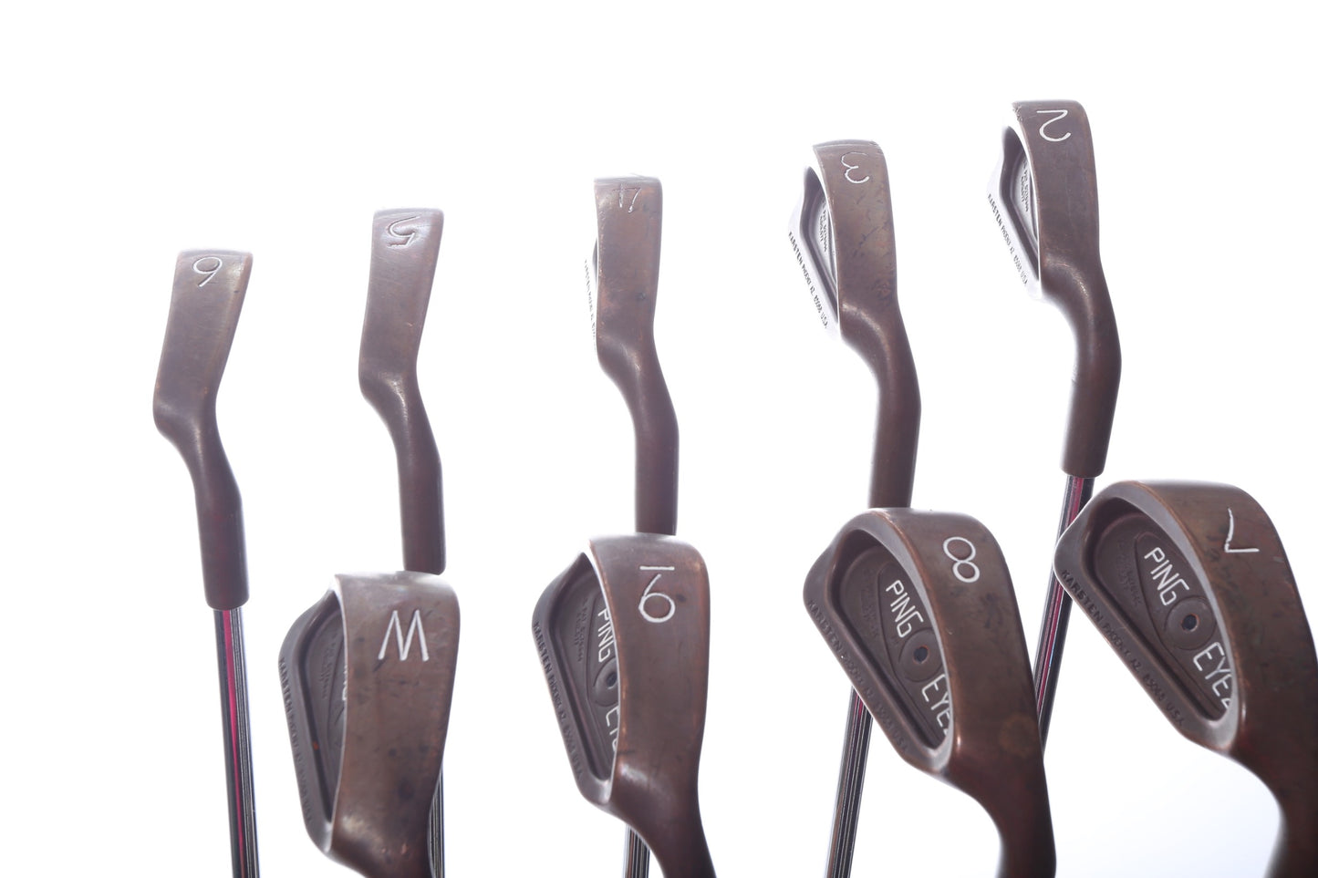 Used Ping Eye 2 Beryllium Copper Iron Set - Right-Handed - 2-PW - Stiff Flex-Next Round