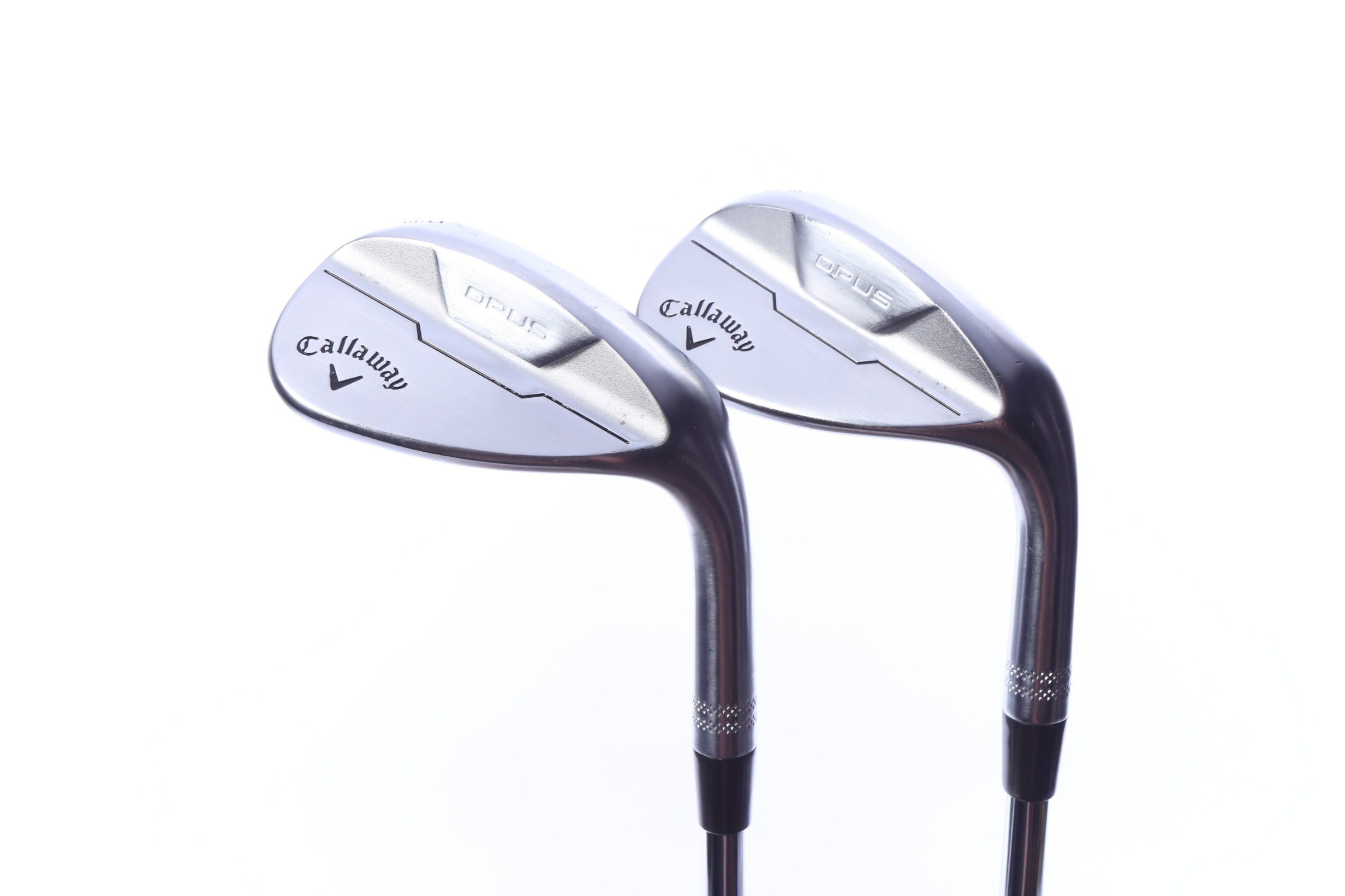 Used Callaway Opus Brushed Chrome Wedge Set - Right-Handed - 56*, 60* - Wedge Flex