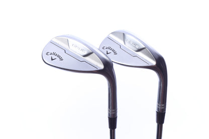 Used Callaway Opus Brushed Chrome Wedge Set - Right-Handed - 56*, 60* - Wedge Flex