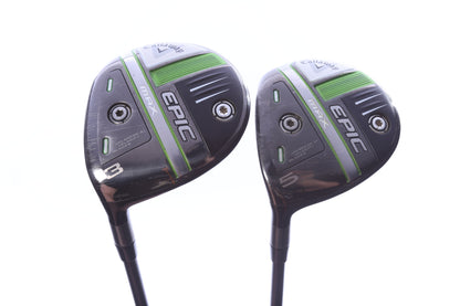 Used Callaway Epic MAX Wood Set - Left-Handed - 3W, 5W - Seniors Flex-Next Round