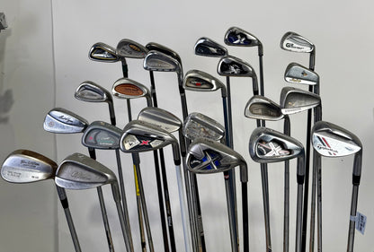 Wholesale Lot of 24 Golf Clubs - Right Handed - Assorted brands and Flexes-Next Round