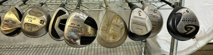 Wholesale Lot of 30 Golf Clubs - Assorted Hybrids, Woods, and Drivers-Next Round
