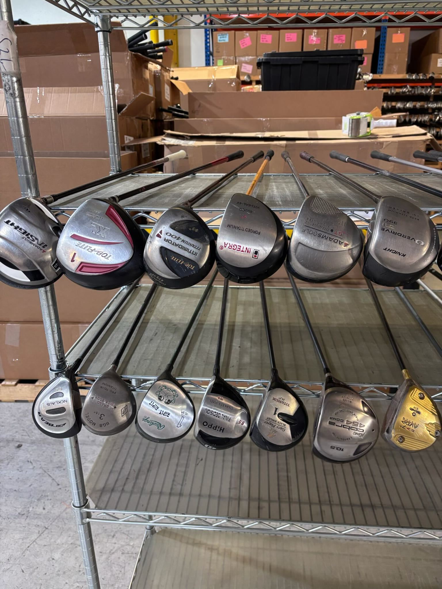Wholesale Lot 25 Golf Clubs - Assorted Drivers-Next Round