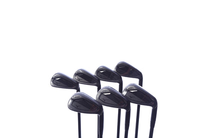 Used Mizuno JPX 925 Forged Black Iron Set - Right-Handed - 4-PW - Stiff Flex