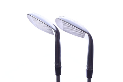 Used Callaway JAWS Raw Chrome Wedge Set - Left-Handed - 52*, 56* - Regular Flex