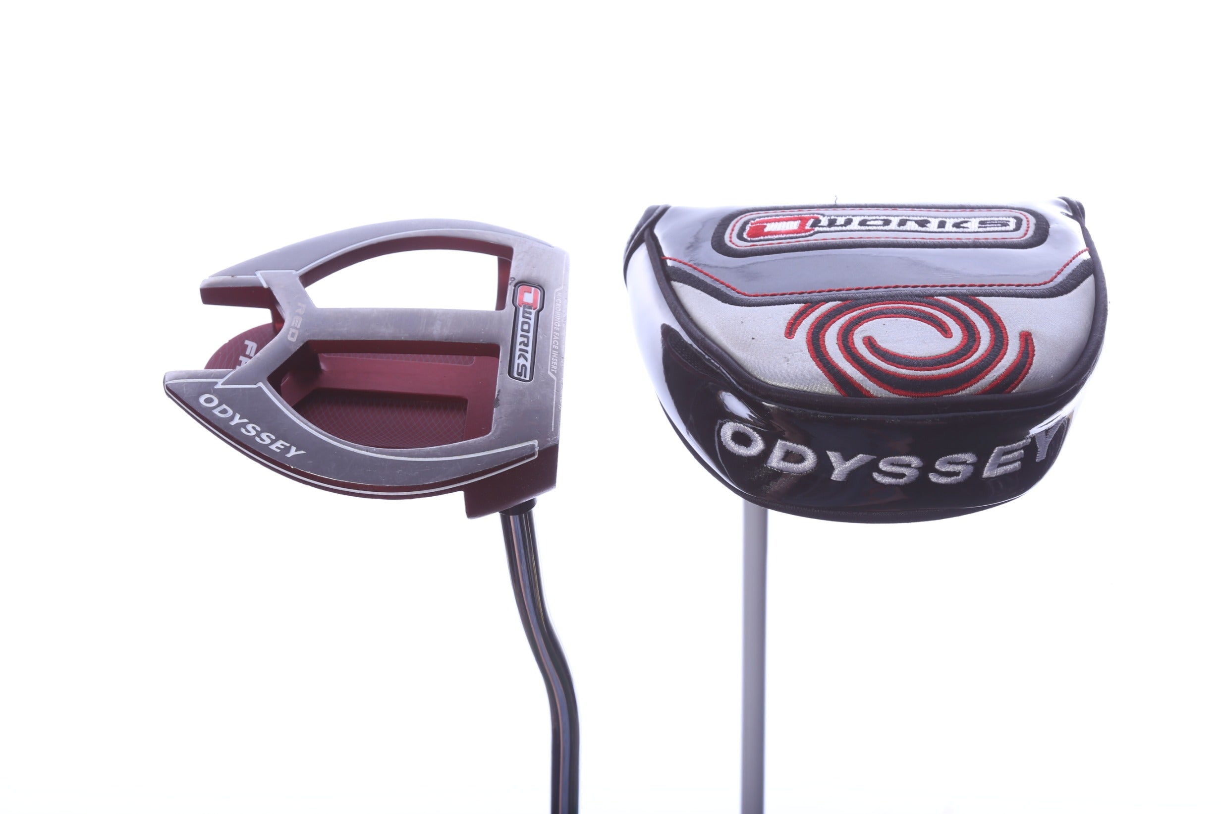 Used Odyssey O-Works Red LE 2 Ball Fang Putter - Right-Handed - 34 in - Mallet