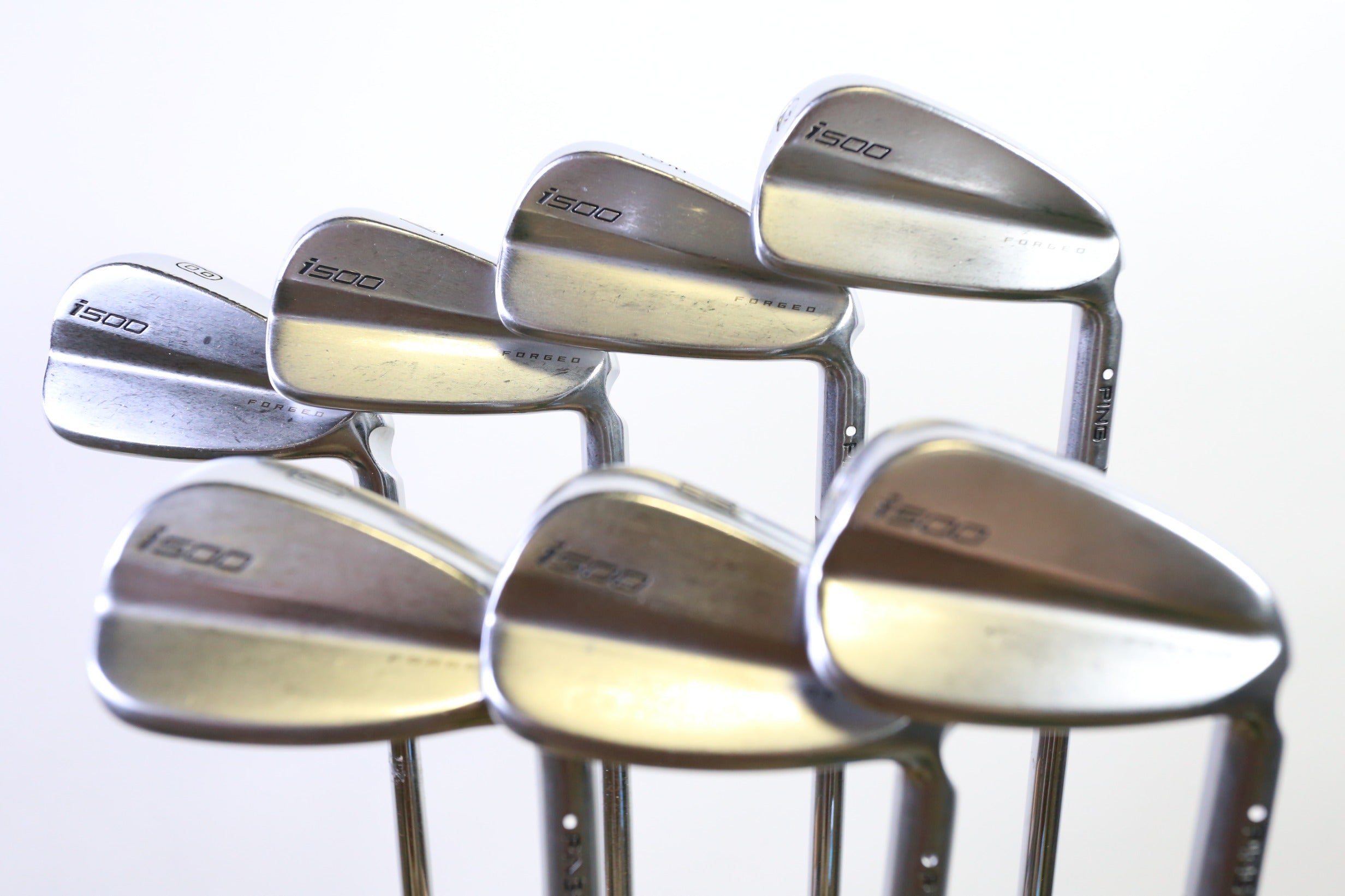 Used Ping i500 Iron Set - Right-Handed - 5-9, PW, GW - Stiff Flex- White Dot