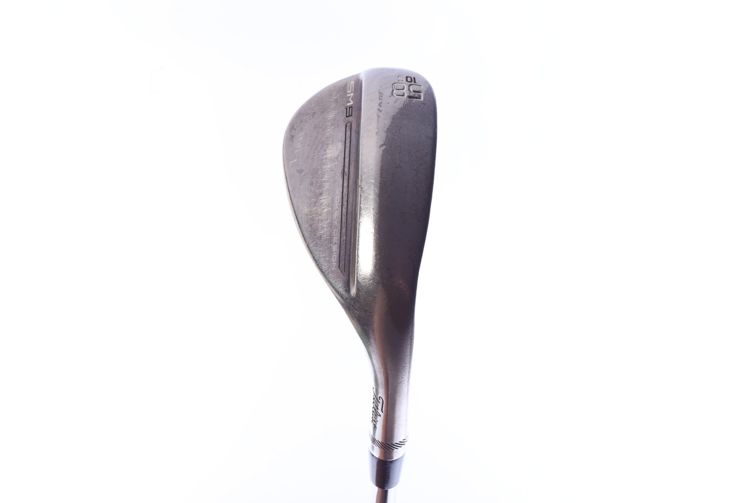 Used Titleist Vokey SM9 Brushed Steel Lob Wedge - Right-Handed - 58 Degrees - Wedge Flex