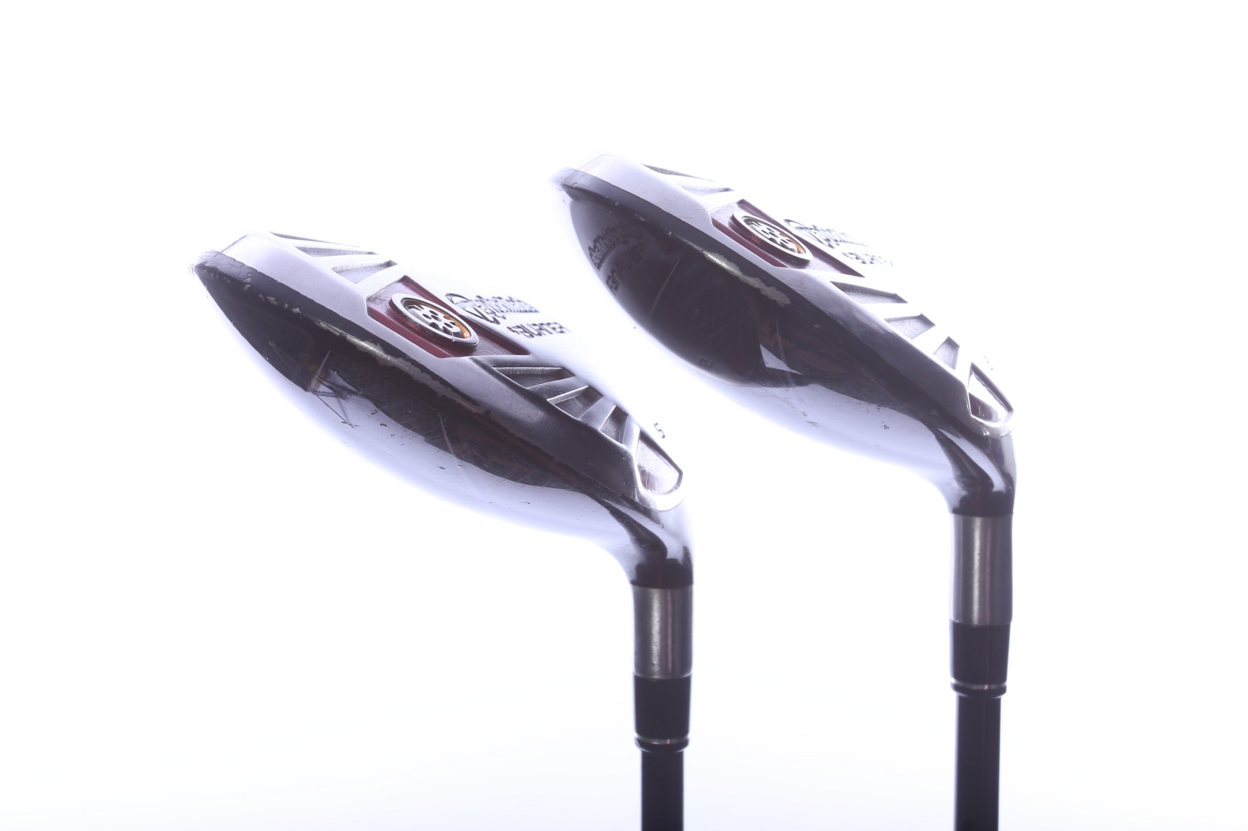 Used TaylorMade Burner Titanium Wood Set - Right-Handed - 3W, 5W - Stiff Flex