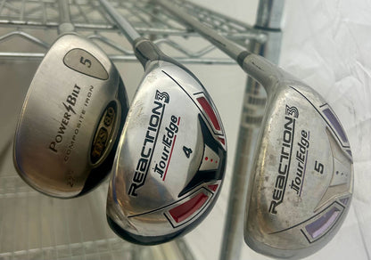 Wholesale Lot of 30 Golf Clubs - Assorted Tour Edge Fairway Woods and Hybrids-Next Round