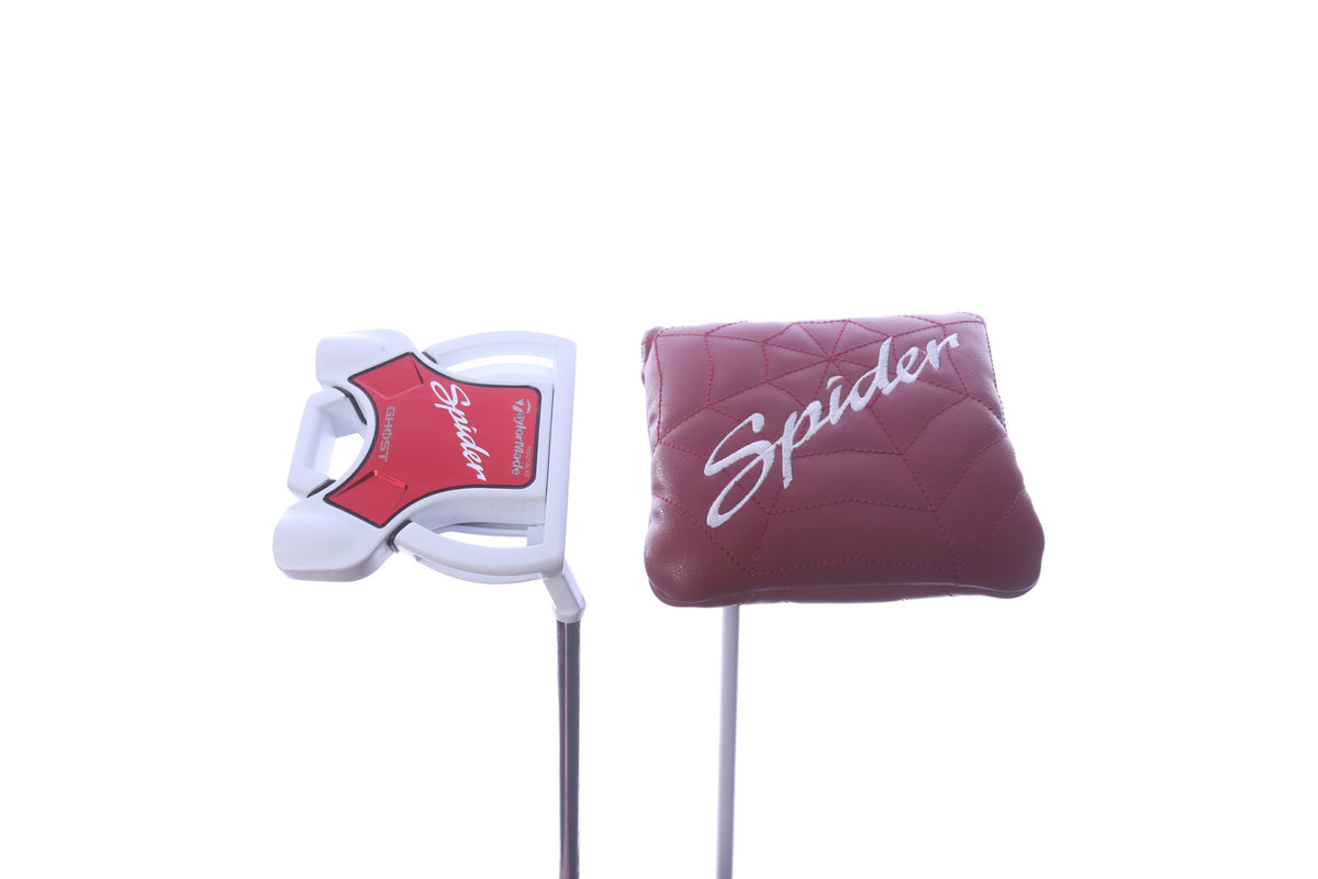 Used TaylorMade Spider Ghost White Small Slant Putter - Right-Handed - 33 in - Mallet