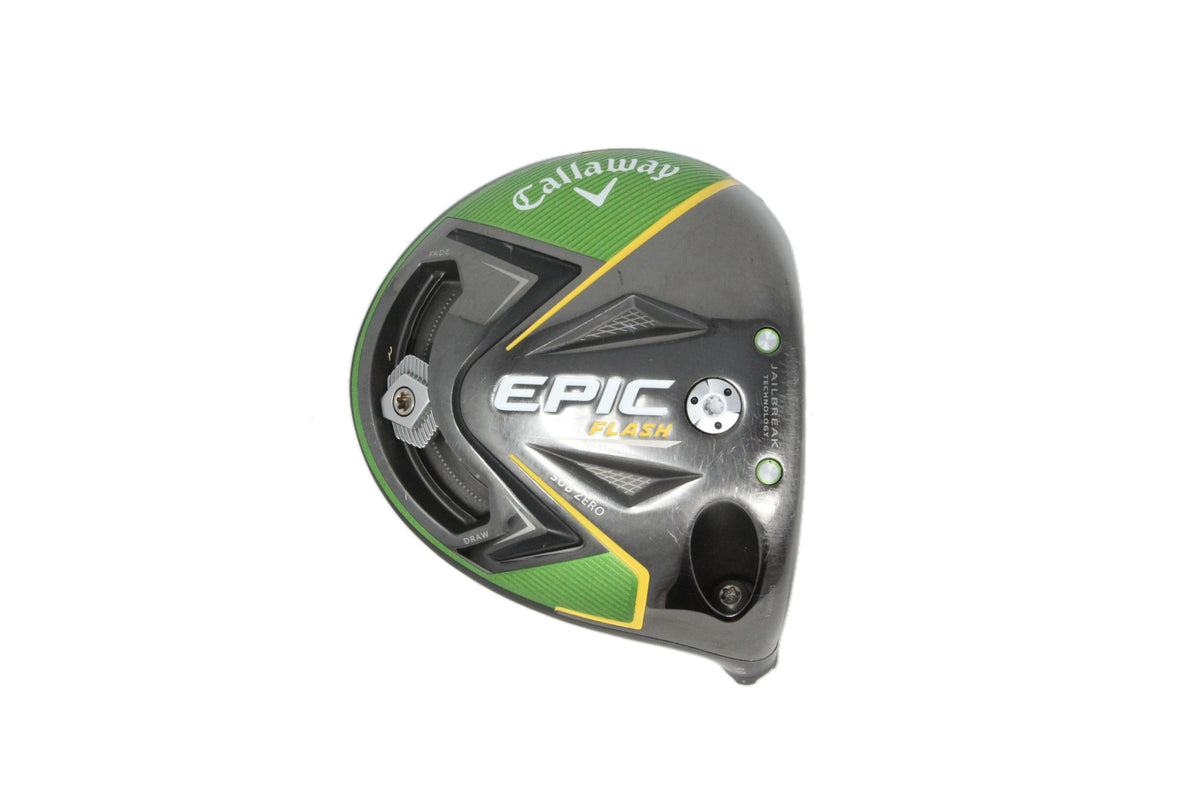 Used Callaway Epic Flash Sub Zero Driver - HEAD ONLY - Right-Handed - 9 Degrees