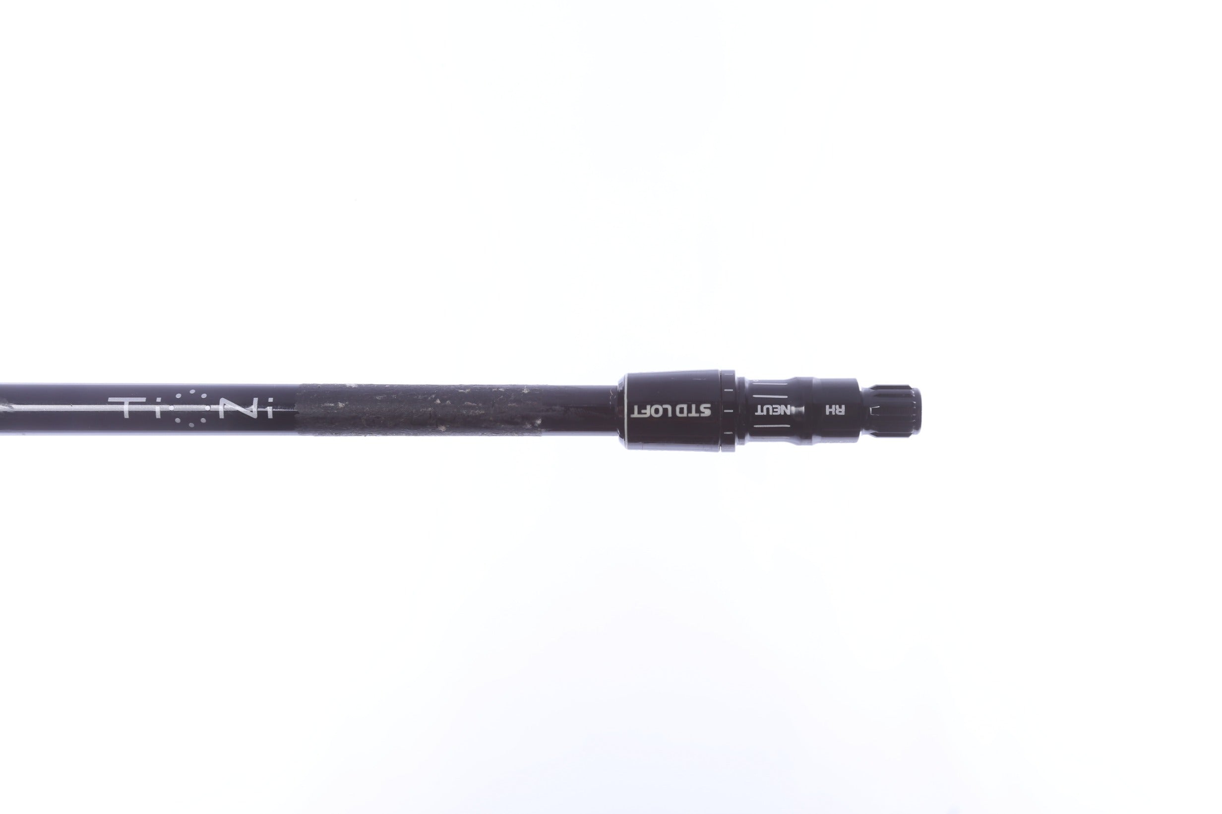Used Mitsubishi Kuro Kage Black TiNi Driver Shaft Stiff Flex Graphite - 44 in - TaylorMade M Adapter-Next Round