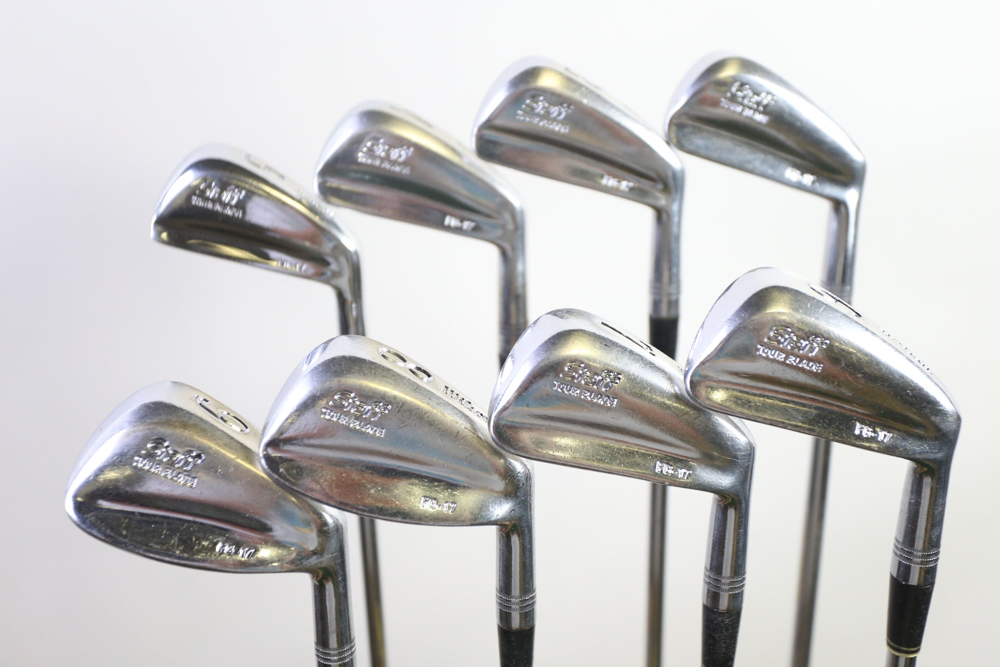 Used Wilson STAFF TOUR BLADE Iron Set - Right-Handed - 2-9 - Stiff Flex-Next Round