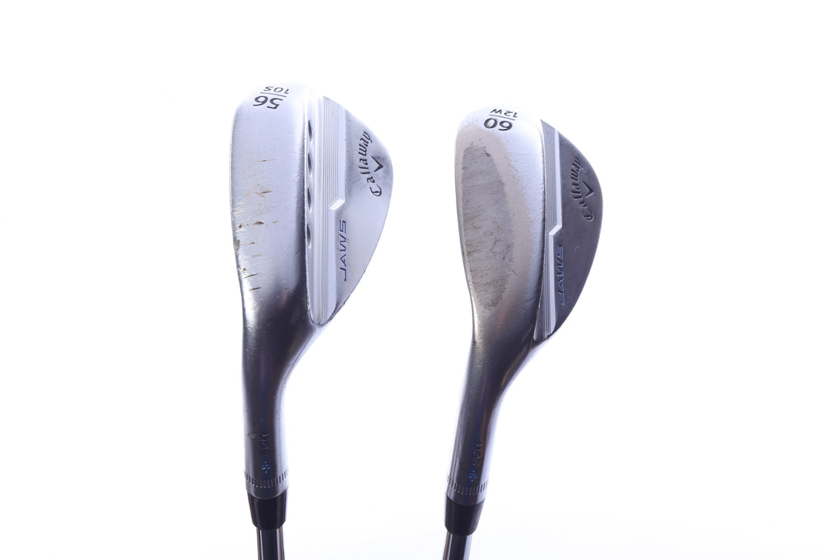 Used Callaway JAWS MD5 Chrome Wedge Set - Left-Handed - 56*, 60* - Stiff Flex