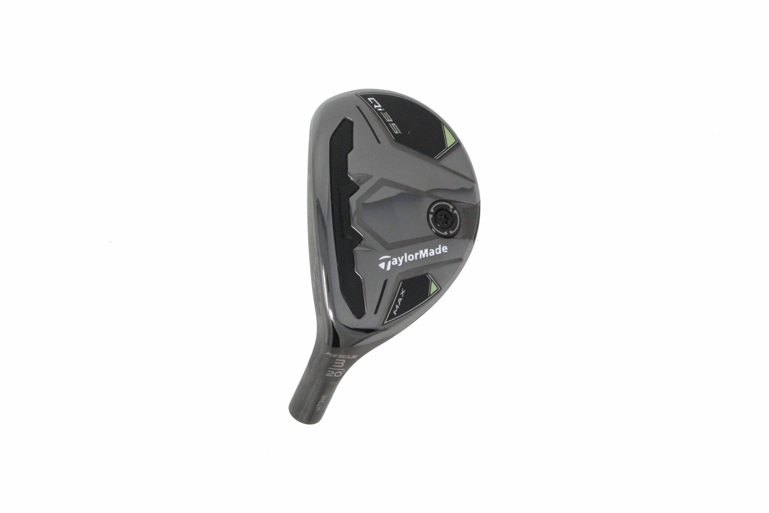 Used TaylorMade Qi35 MAX Rescue 3H - HEAD ONLY - Left-Handed - 20 Degrees