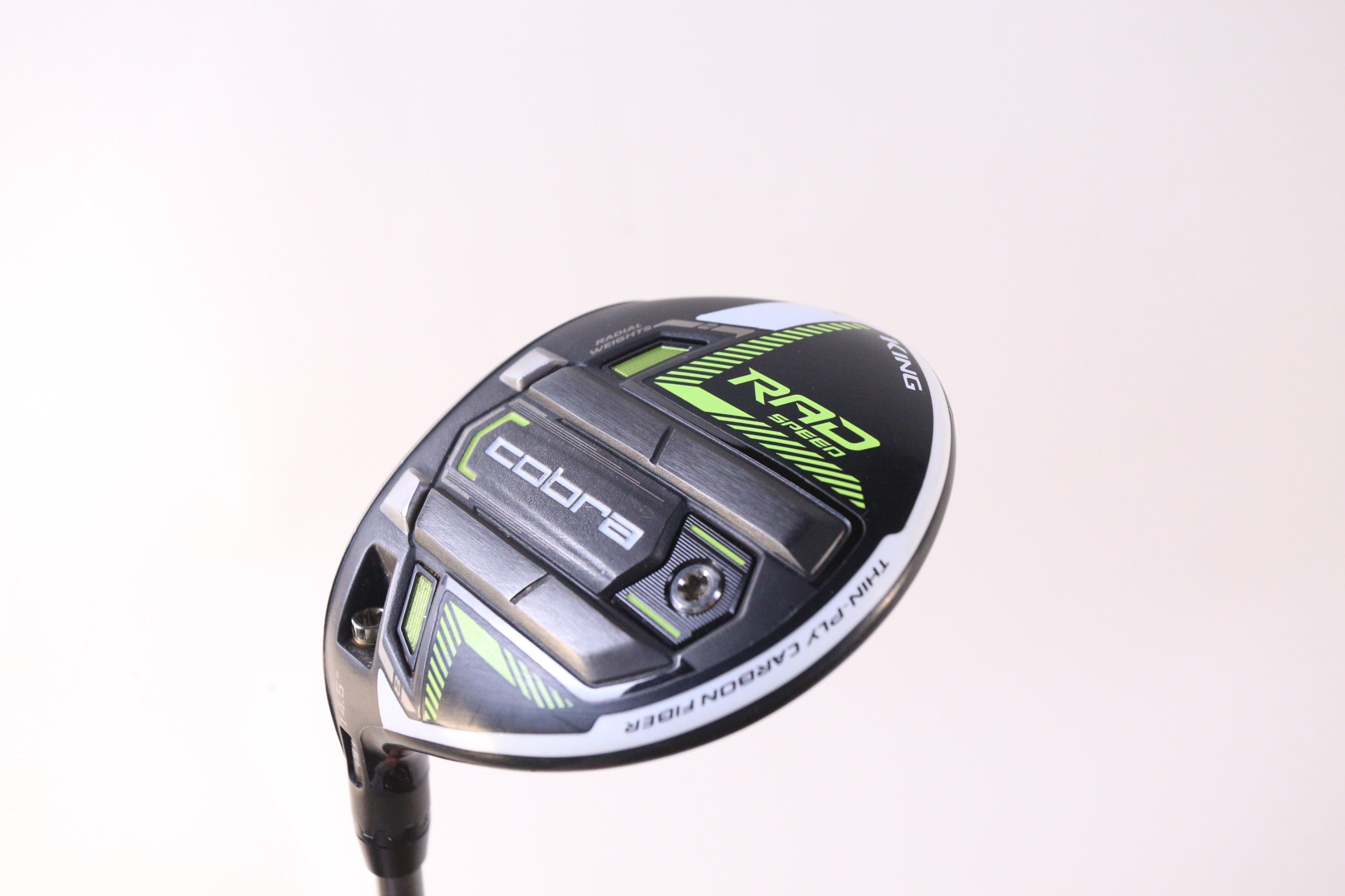 Used Cobra RADSpeed Tour Black/Turbo Yellow 3-Wood - Left-Handed - 14.5  Degrees - Seniors Flex