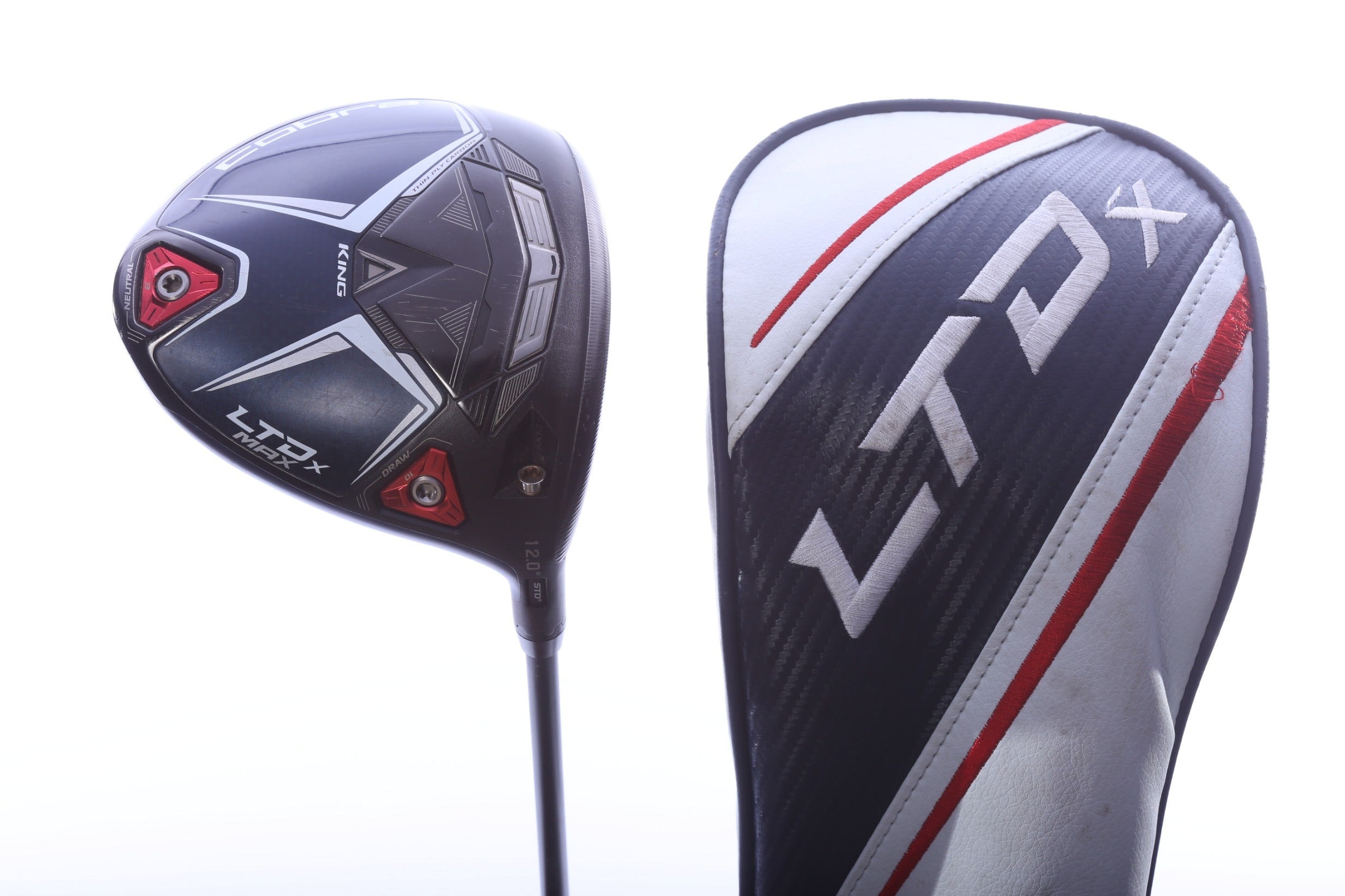 Used Cobra LTDx MAX Driver - 12 Degrees - Regular Flex Project X HZRDUS Smoke Black - Right-Handed