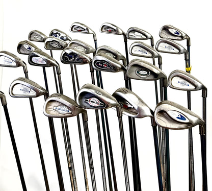 Wholesale Lot of 24 Golf Clubs - Right Handed - Callaway Irons and Wedges-Next Round