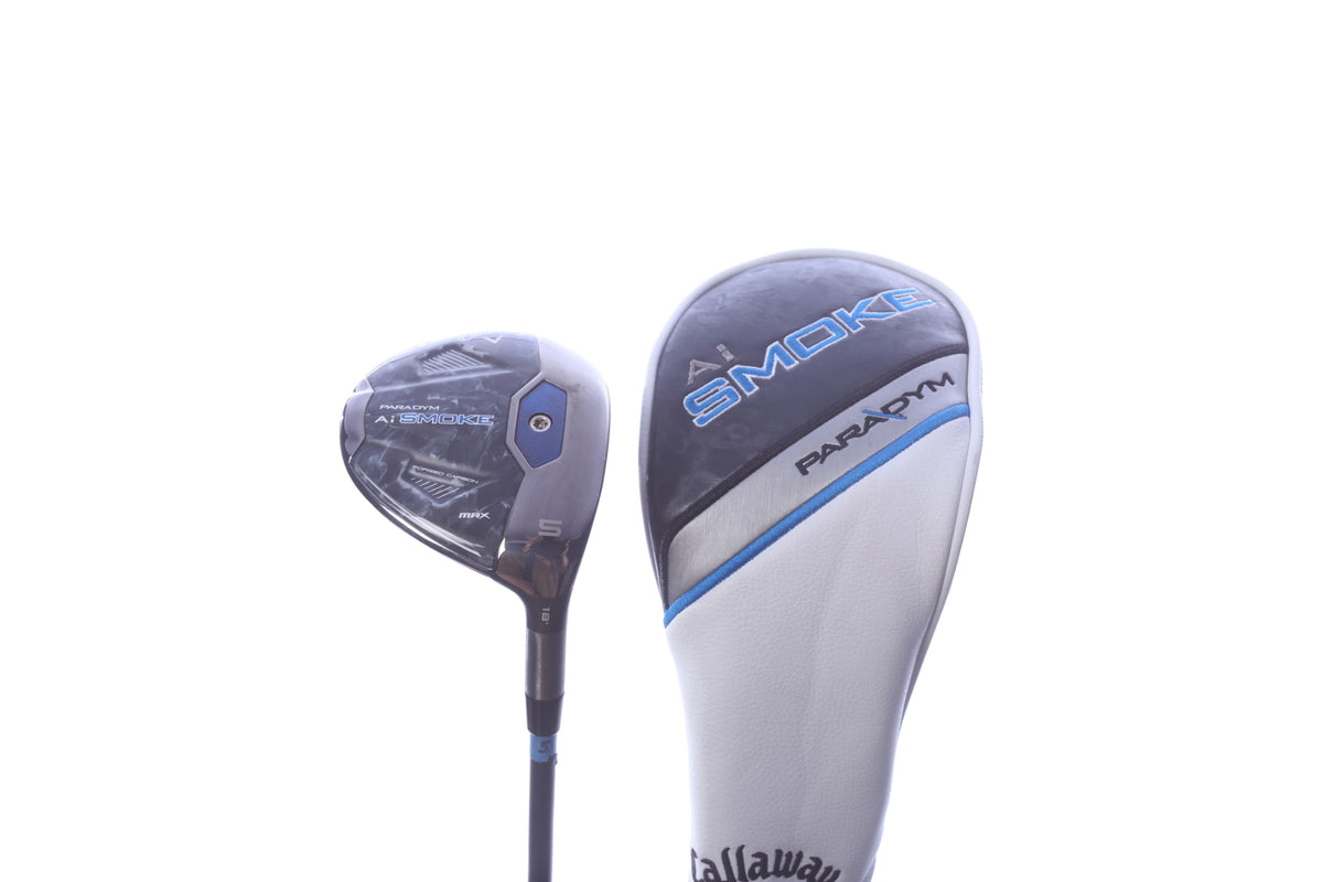 Used Callaway Paradym Ai Smoke MAX 5-Wood - Right-Handed - 18 Degrees - Ladies Flex