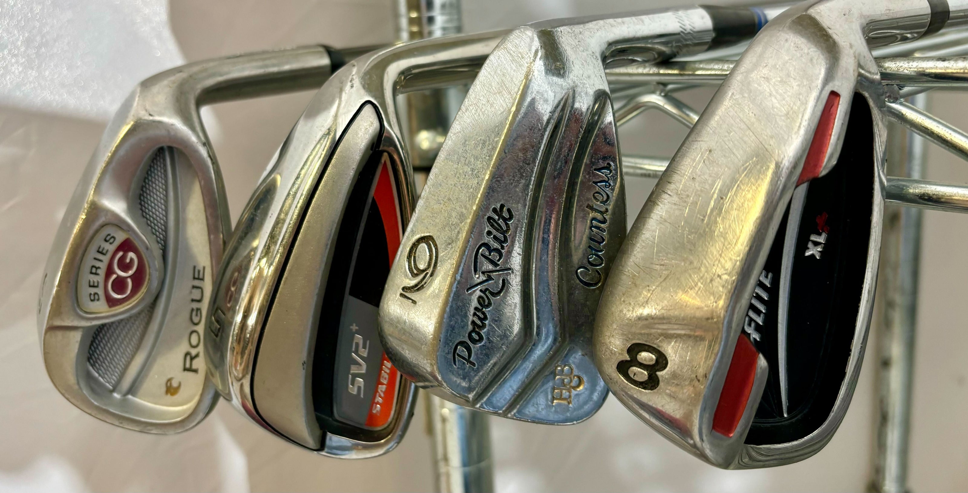 Wholesale Lot of 50 Golf Clubs - Assorted Irons and Wedges-Next Round