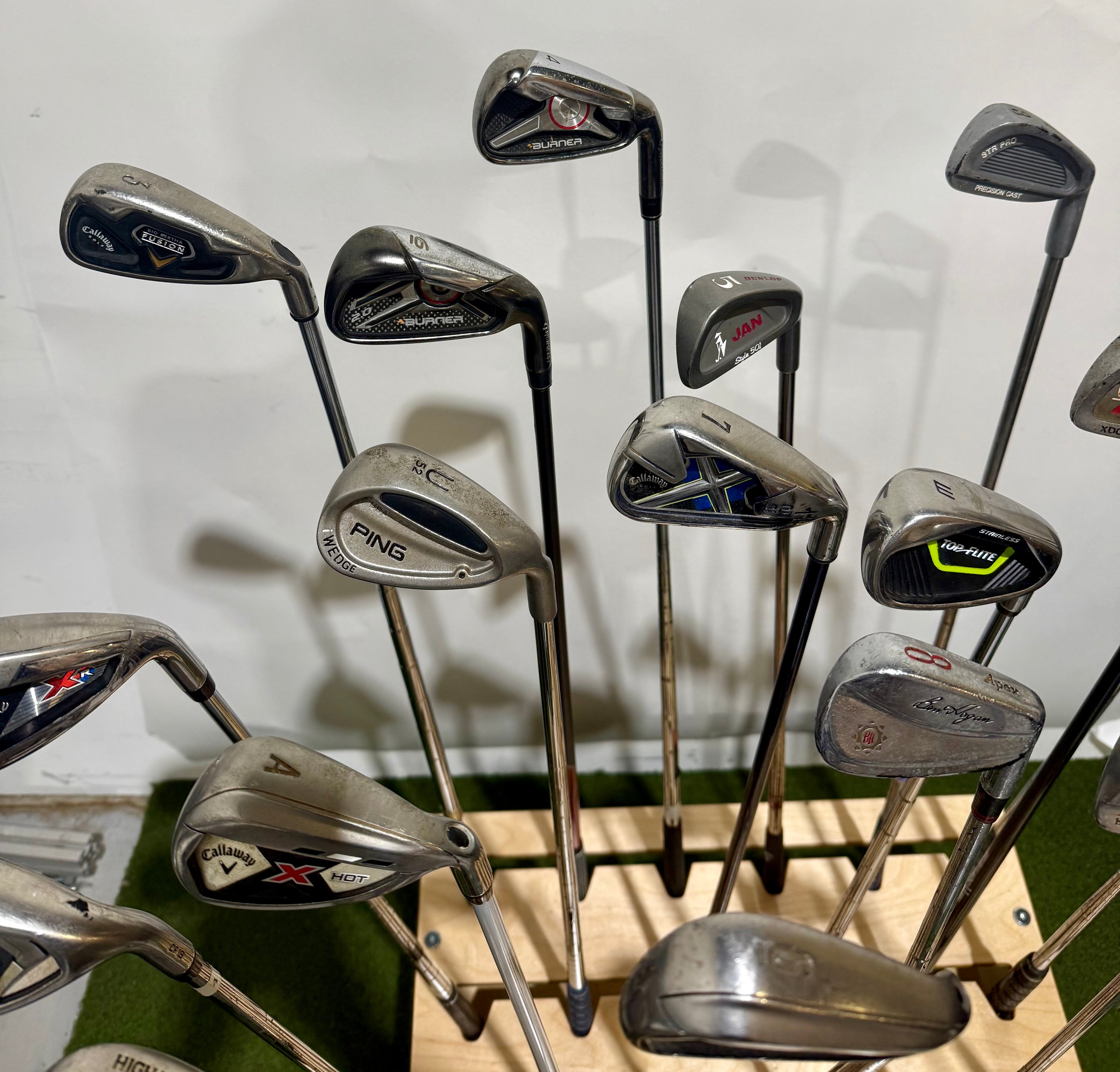 Wholesale Lot of 24 Golf Clubs - Right Handed - Assorted brands and Flexes-Next Round