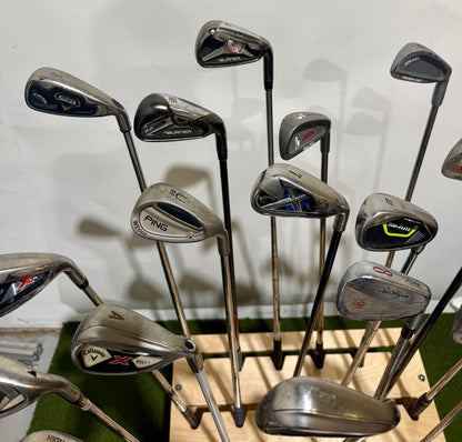 Wholesale Lot of 24 Golf Clubs - Right Handed - Assorted brands and Flexes-Next Round