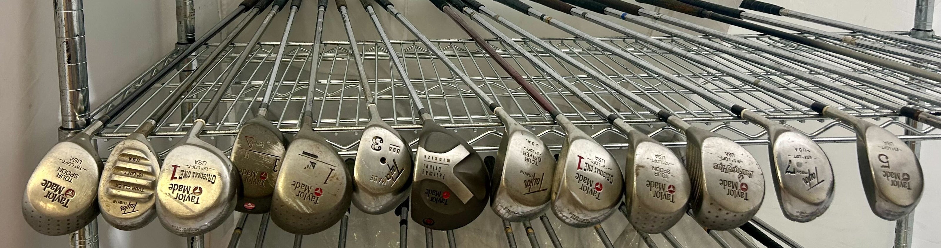 Wholesale Lot of 35 Golf Clubs - Taylormade Assorted Drivers and Fairway Woods-Next Round