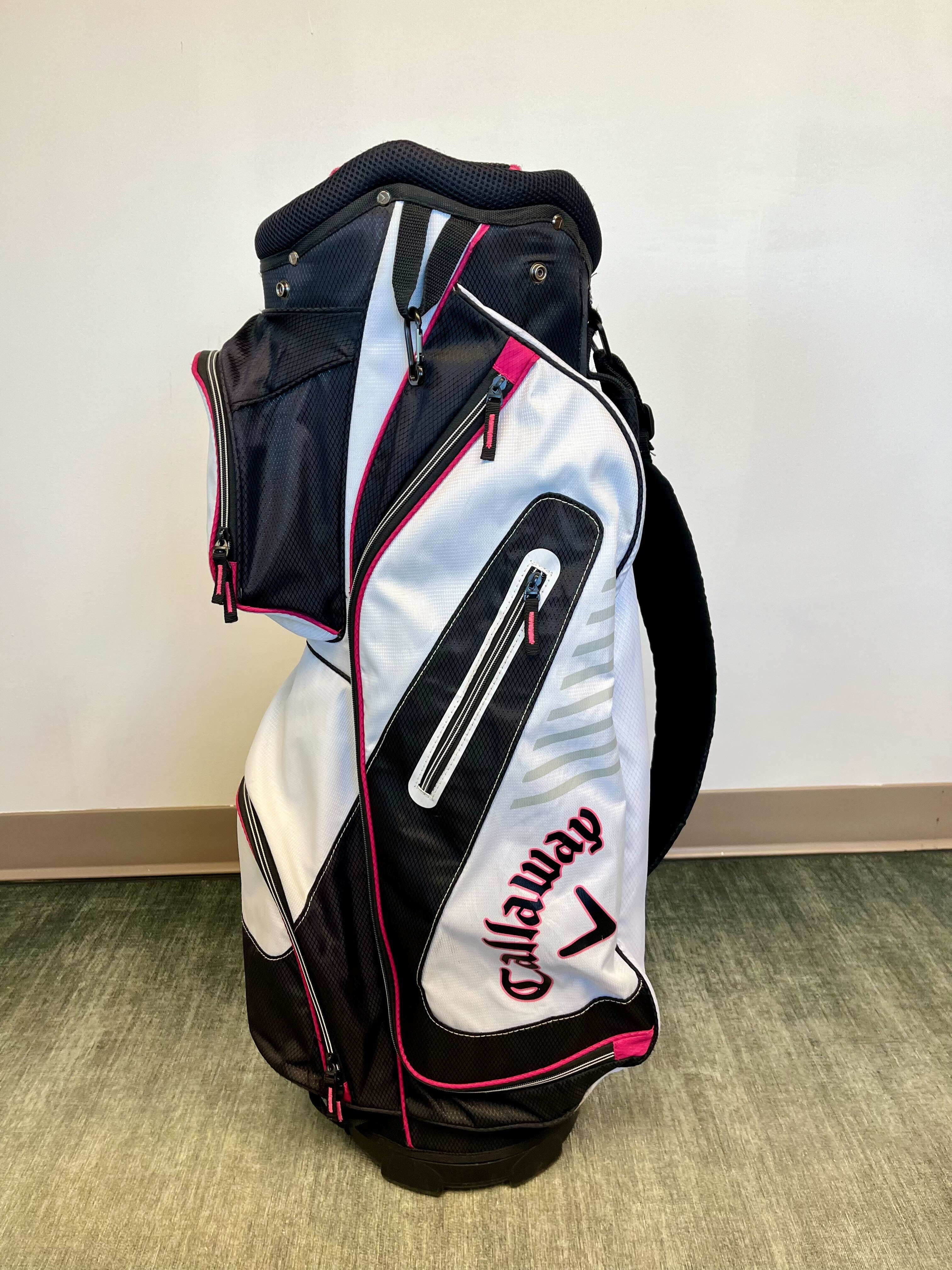 Callaway Carry Bag 10 Dividers/6 pockets with Strap and Rain Cover-Next Round