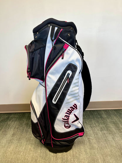 Callaway Carry Bag 10 Dividers/6 pockets with Strap and Rain Cover-Next Round