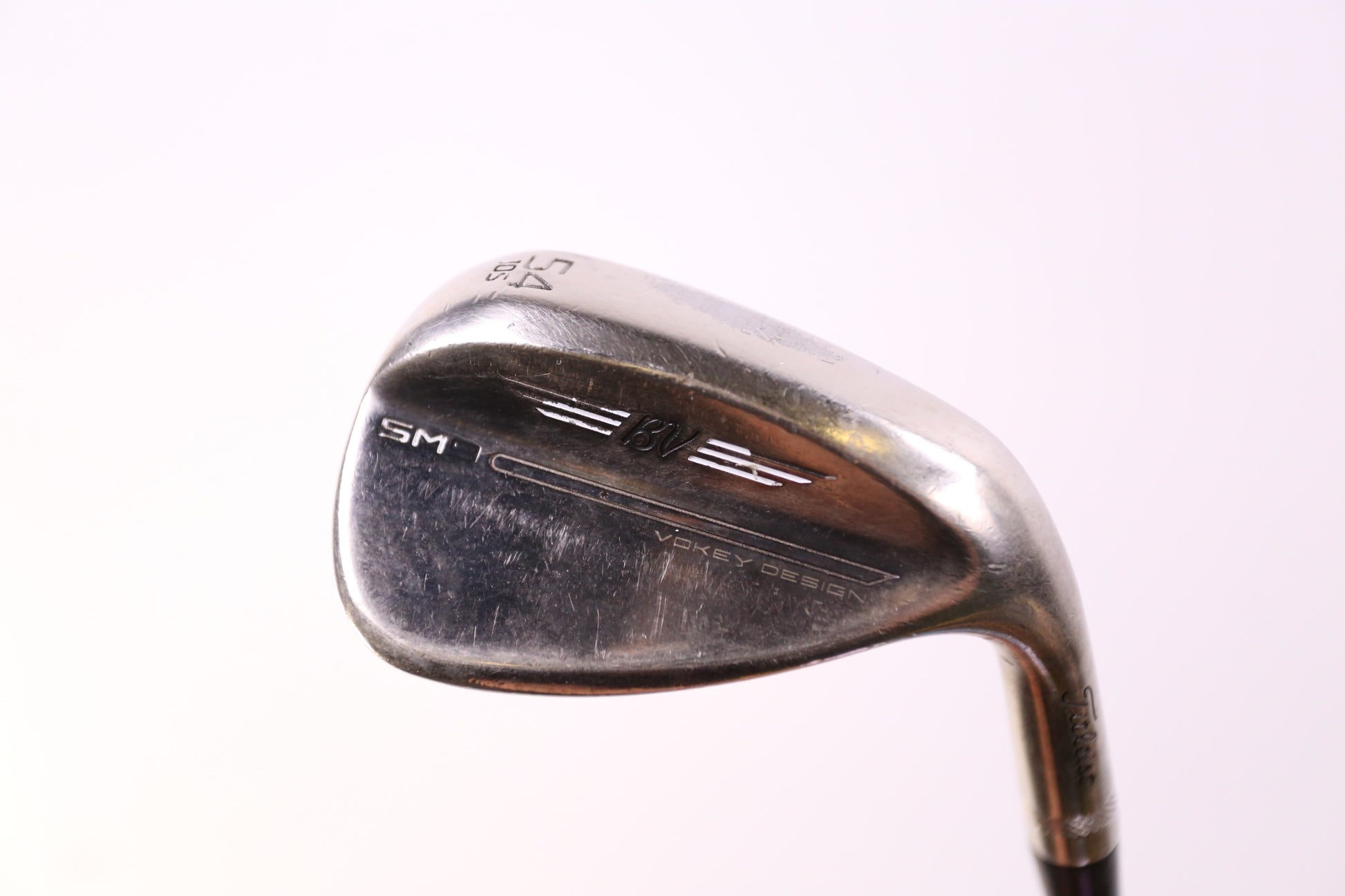 Used Titleist Vokey SM9 Brushed Steel F Grind Sand Wedge - Right-Handed - 54 Degrees - Stiff Flex-Next Round
