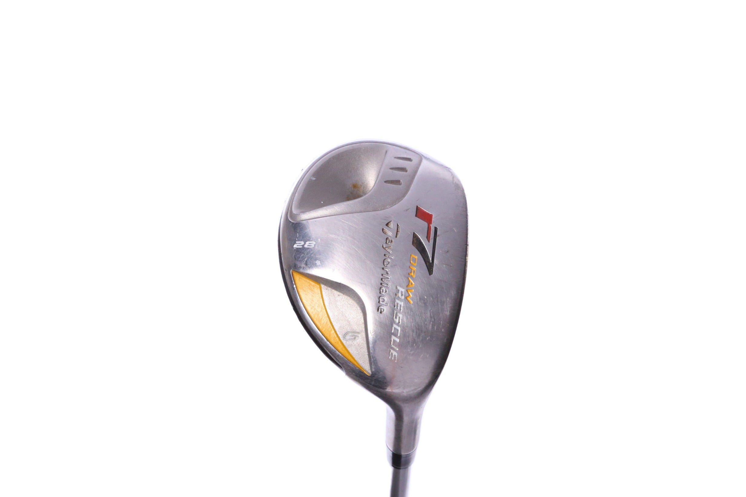 Used TaylorMade R7 Draw 6H Hybrid - Right-Handed - 28 Degrees - Stiff Flex
