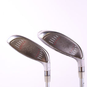 Used Cobra Fly Z XL "Silver Flower Pearl w Orange Trim" Wood Set - Left-Handed - 5W, 7W - Ladies Flex-Next Round