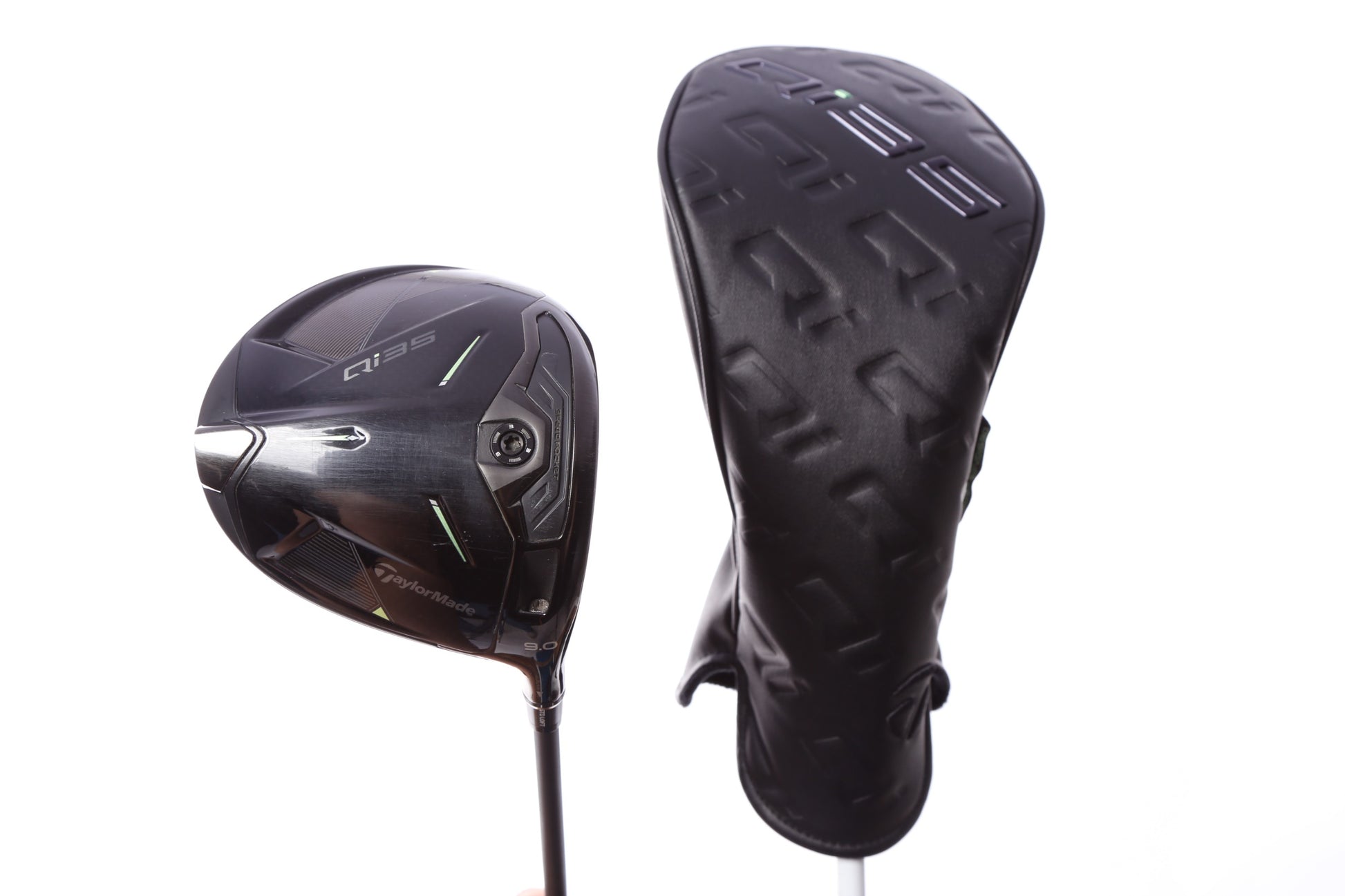 Used TaylorMade Qi35 Designer Series Driver - 9 Degrees - Stiff Flex Mitsubishi Tensei AV Limited Black - Right-Handed-Next Round