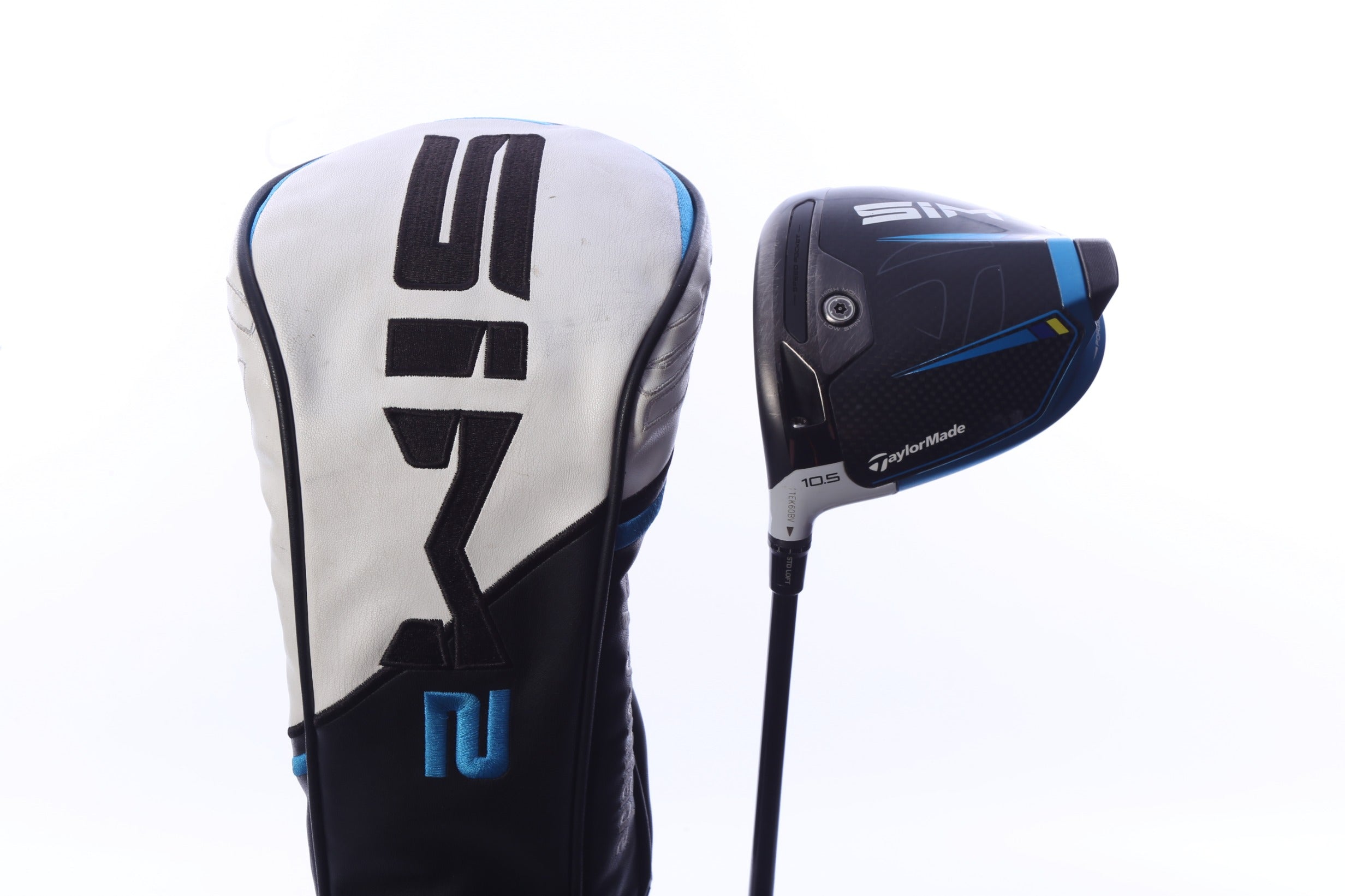 Used TaylorMade SIM2 MAX Driver - 10.5 Degrees - Stiff Flex Mitsubishi Tensei AV Series Blue - Left-Handed