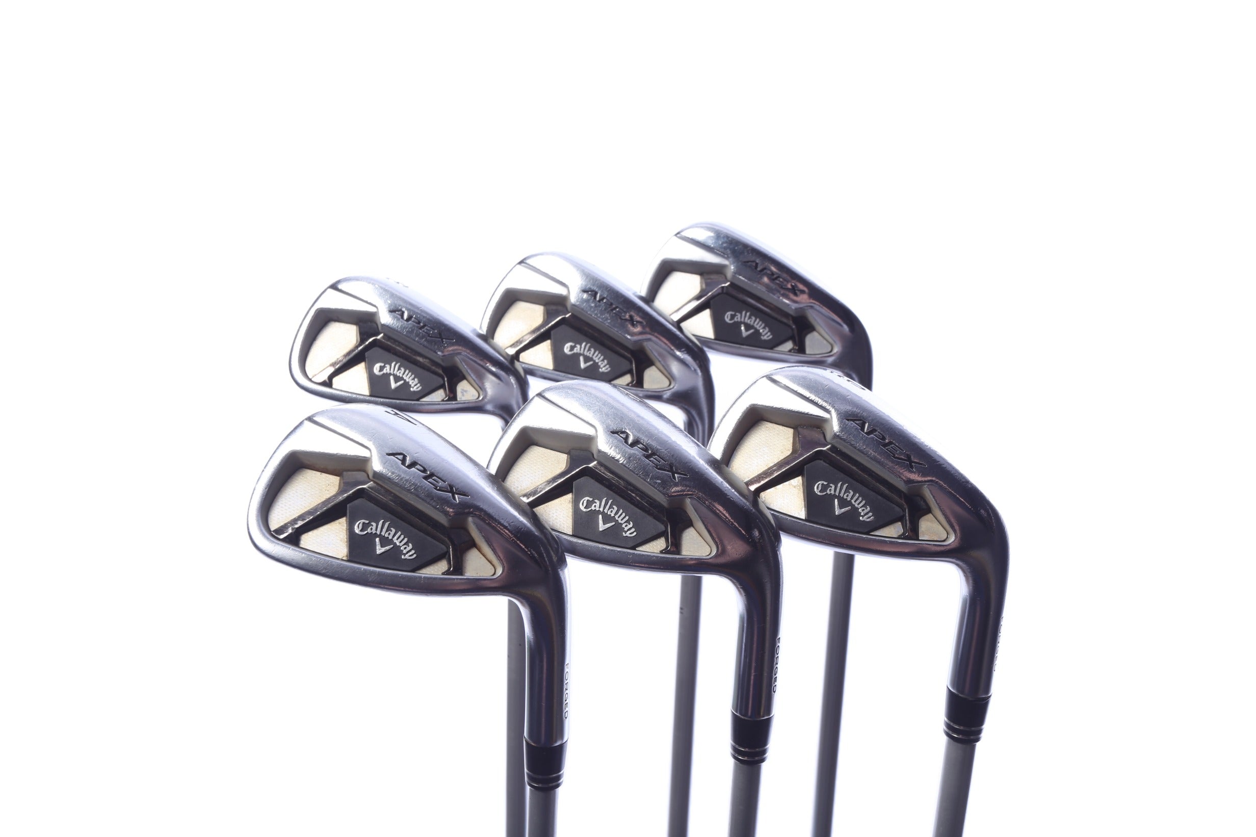 Used Callaway Apex 21 Iron Set - Right-Handed - 6-PW, AW - Seniors Flex