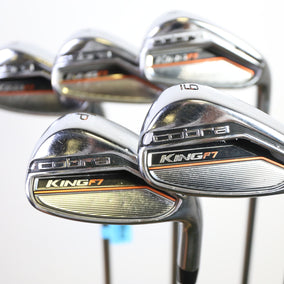Used Cobra King F7 Iron Set - Right-Handed - 6-PW - Regular Flex-Next Round
