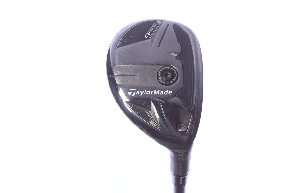 Used TaylorMade Qi35 Rescue 3H Hybrid - Right-Handed - 19 Degrees - Regular Flex