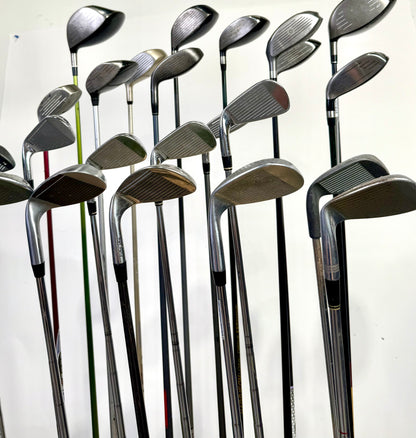 Wholesale Lot of 24 Golf Clubs - Assorted Right-Handed Drivers, Woods, and Irons