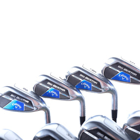Used Callaway Big Bertha REVA Iron Set - Right-Handed - 5-PW, AW, SW - Regular Flex-Next Round