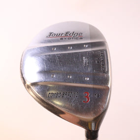 Used Tour Edge EXOTICS COMBO BRAZING 3-Wood - Right-Handed - 15 Degrees - Regular Flex-Next Round