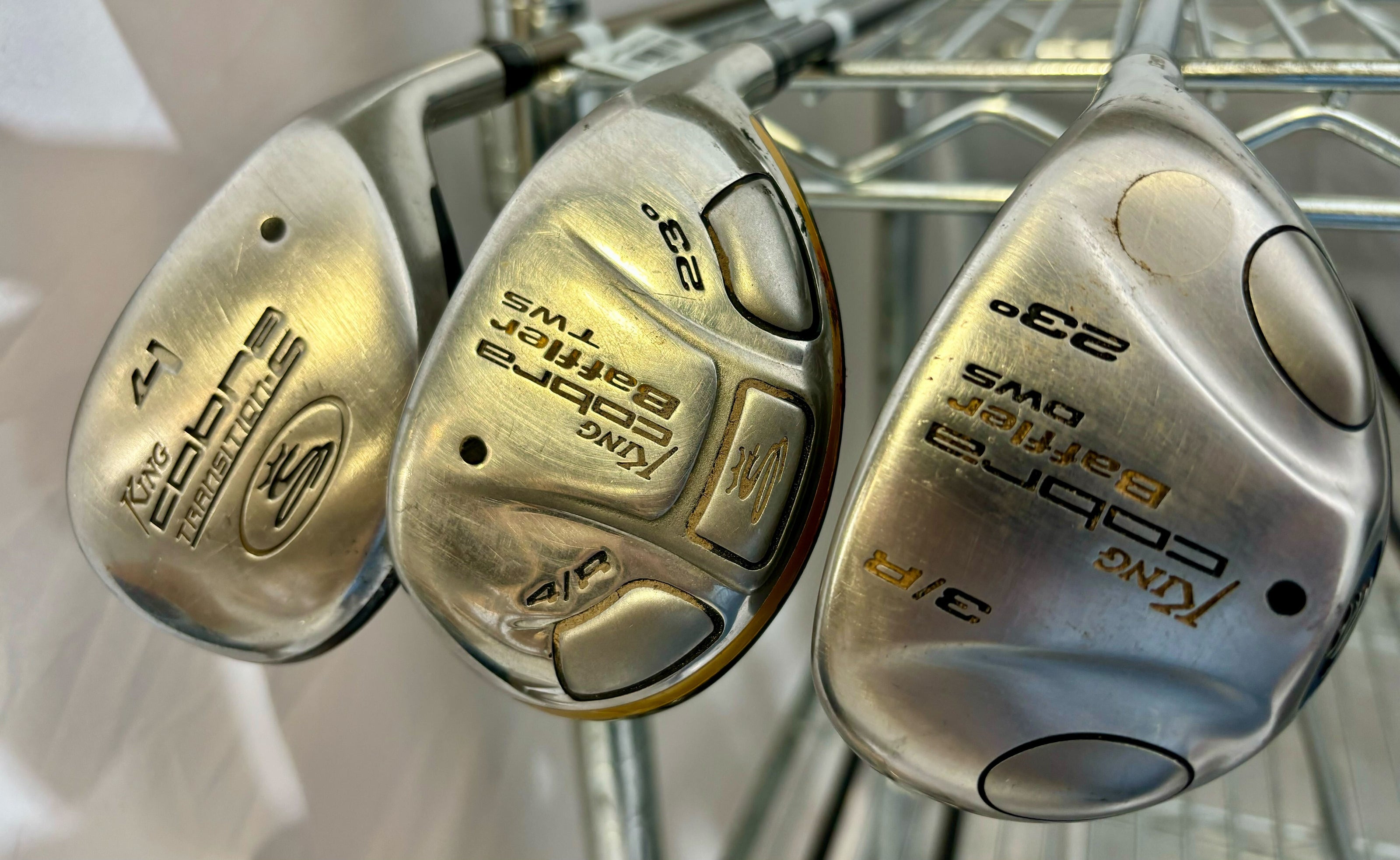 Wholesale Lot of 40 Golf Clubs - TaylorMade Woods and Cobra Baffler Hybrids-Next Round