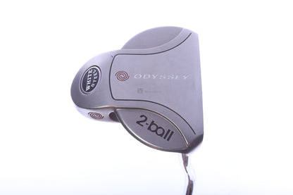 Used Odyssey White Steel 2-Ball Putter - Right-Handed - 35 in - Mallet