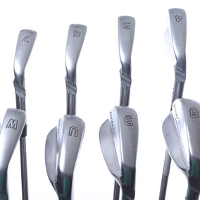 Used Ping i500 Iron Set - Right-Handed - 4-PW, UW - Extra Stiff Flex- Black Dot-Next Round