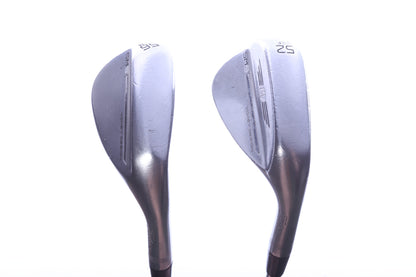 Used Titleist Vokey SM9 Tour Chrome Wedge Set - Right-Handed - 52*, 56* - Wedge Flex