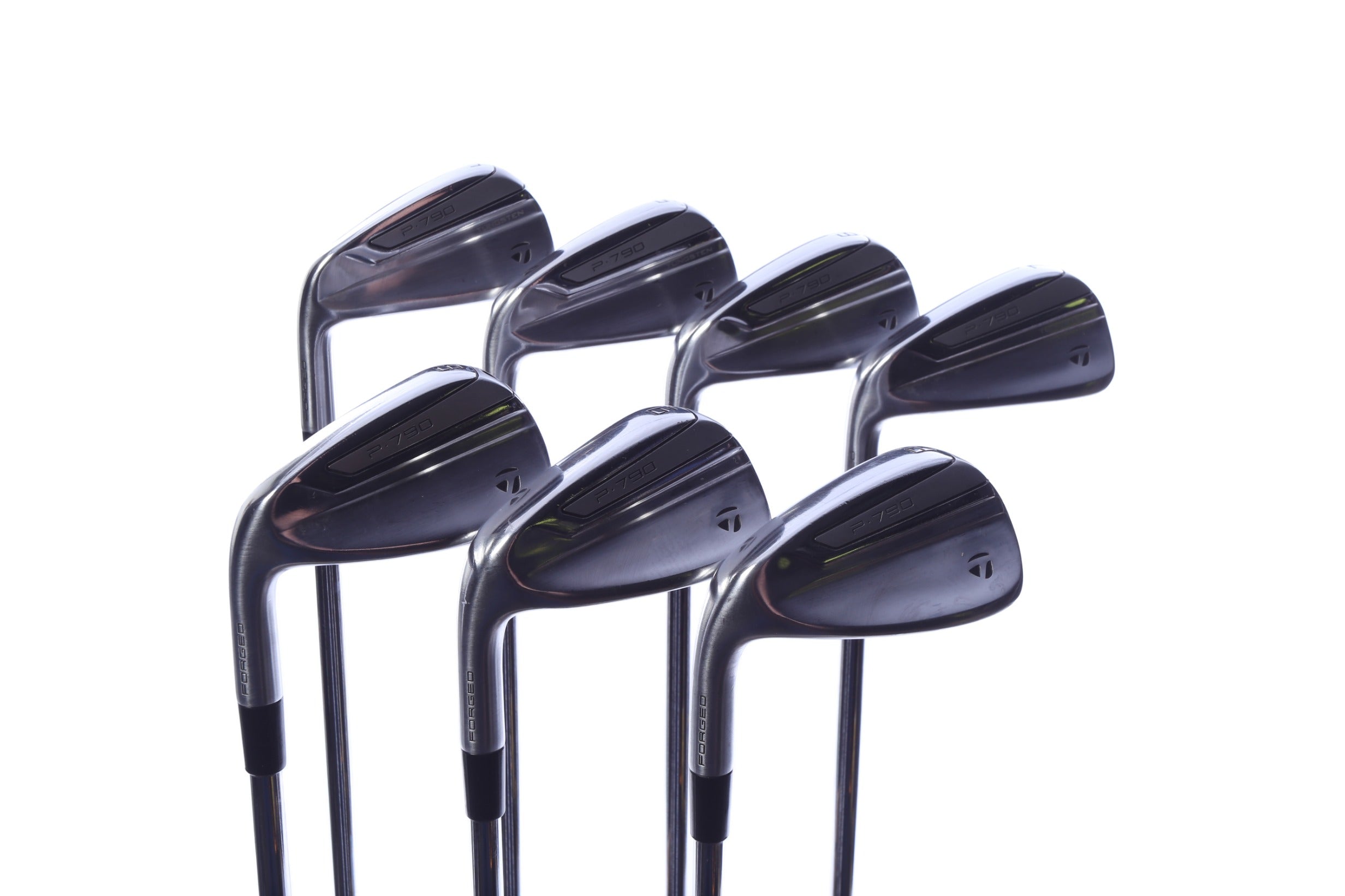 Used TaylorMade 2019 P790 Iron Set - Left-Handed - 4-PW - Stiff Flex